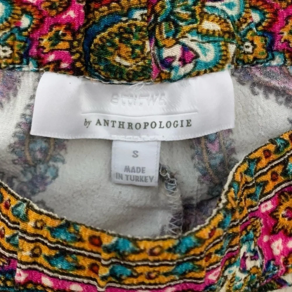 Ett:wa anthropologie Paisley Viscose Boho Shorts S